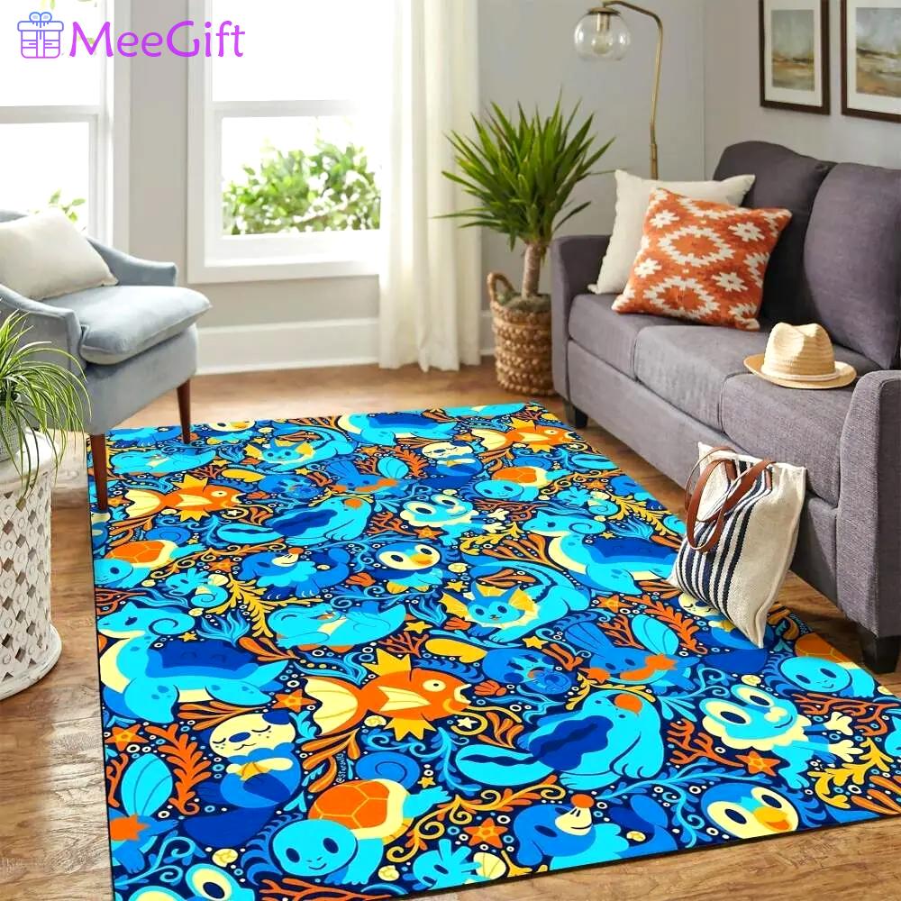 Pokemon anime for anime lover area rug living room rug home decor Rectangle Rug