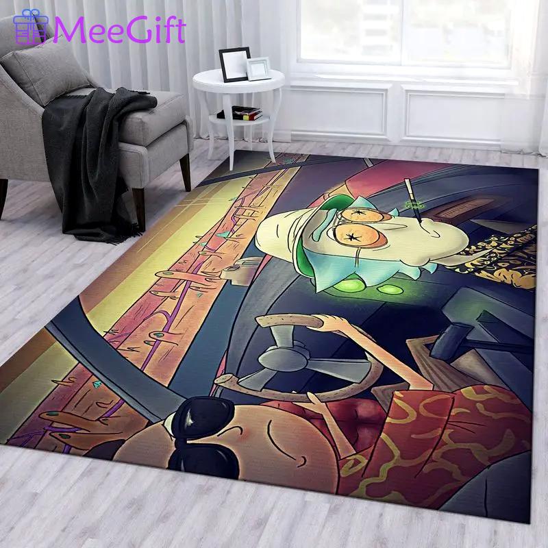 Rick and morty 94 area rug living room and bed room rug rug regtangle carpet floor decor home decor Rectangle Rug