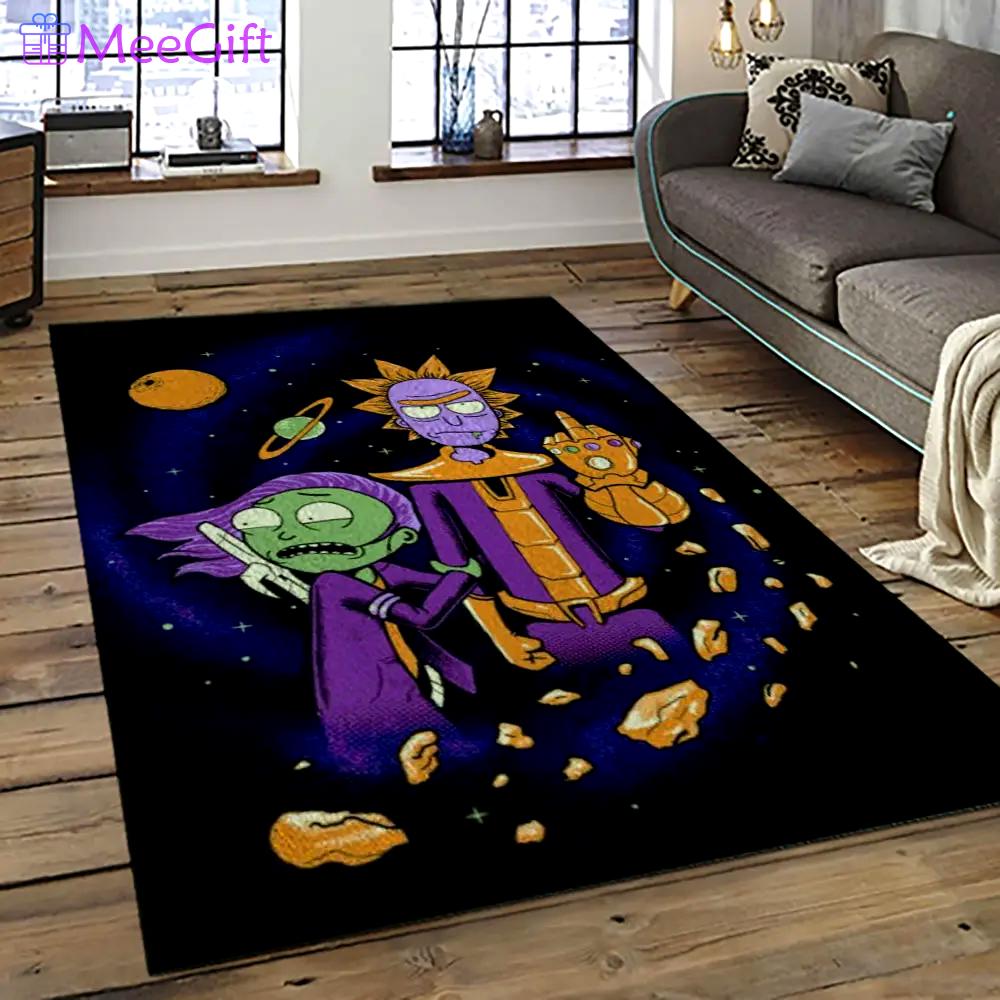 Rick and morty cartoon tv show retangle carpet area rug home decor best gift for family rm29 Rectangle Rug