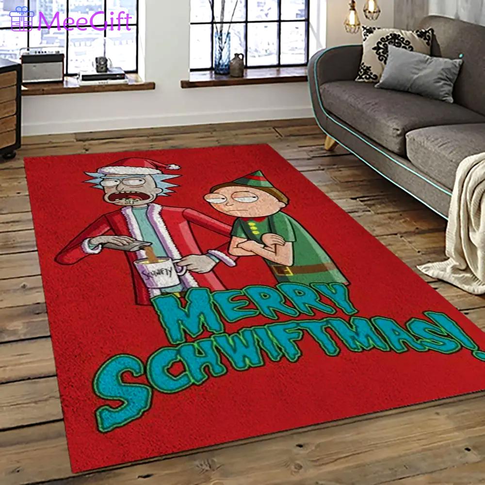 Rick and morty cartoon tv show retangle carpet area rug home decor best gift for family rm41 Rectangle Rug