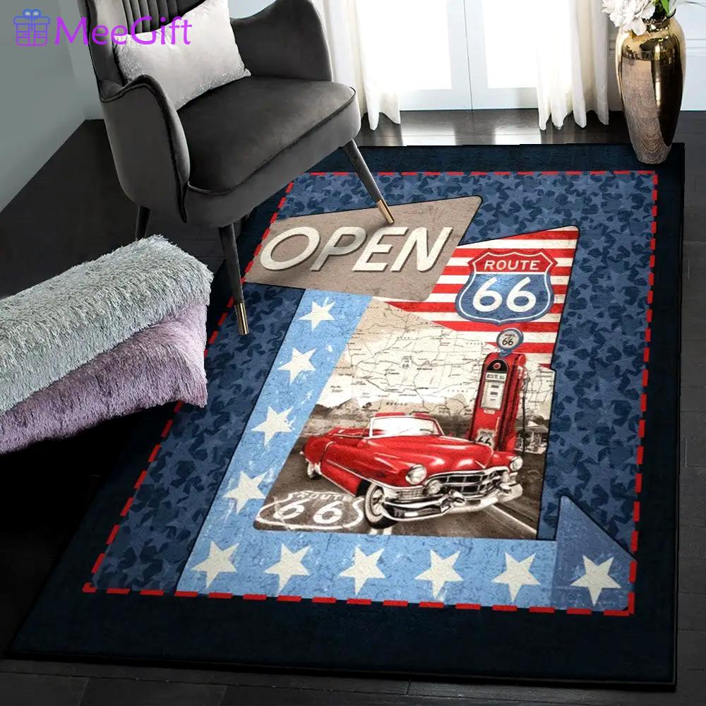 Route gift large area rugs, route rug Rectangle Rug