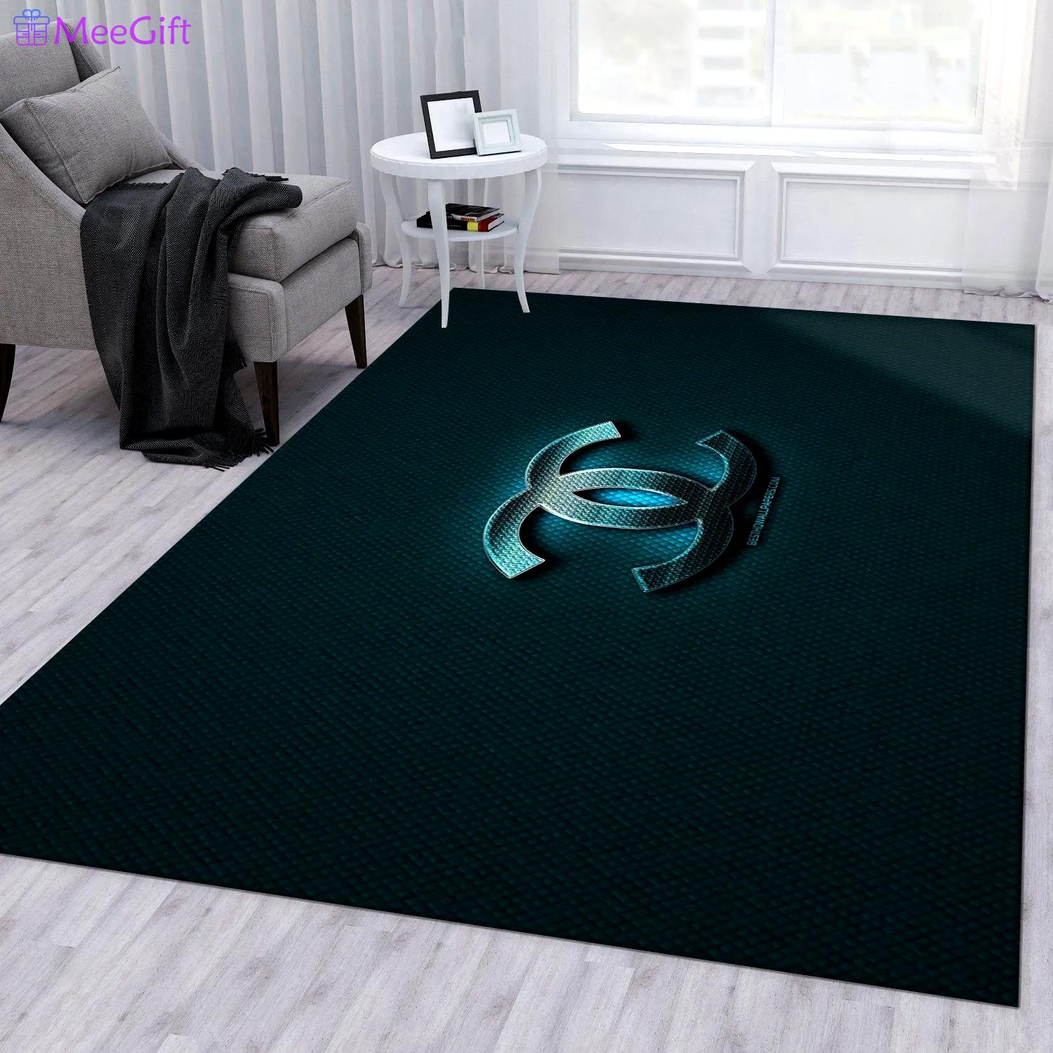 Rugs in living room and bedroom - Chanel area rug living room rug family gift floor mats keep warm in winter Rectangle Rug