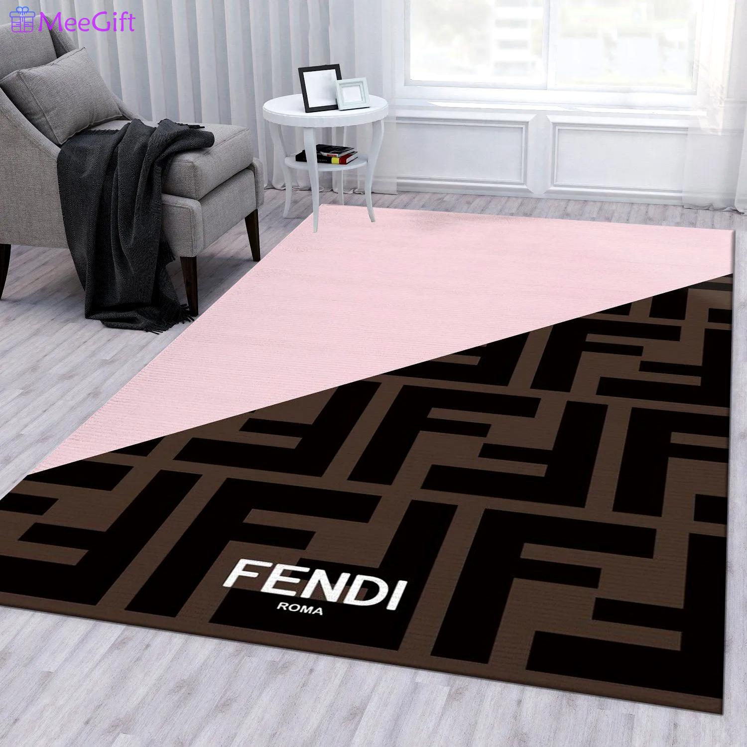 Rugs in living room and bedroom - Fendi area rug living room rug christmas gift us decor Rectangle Rug