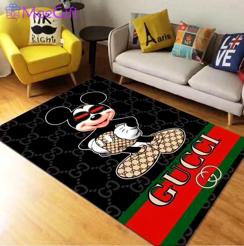 Rugs in living room and bedroom - Gucci minnie mouse disney luxury area rug for living room bedroom carpet home decorations mat type 5 Rectangle Rug