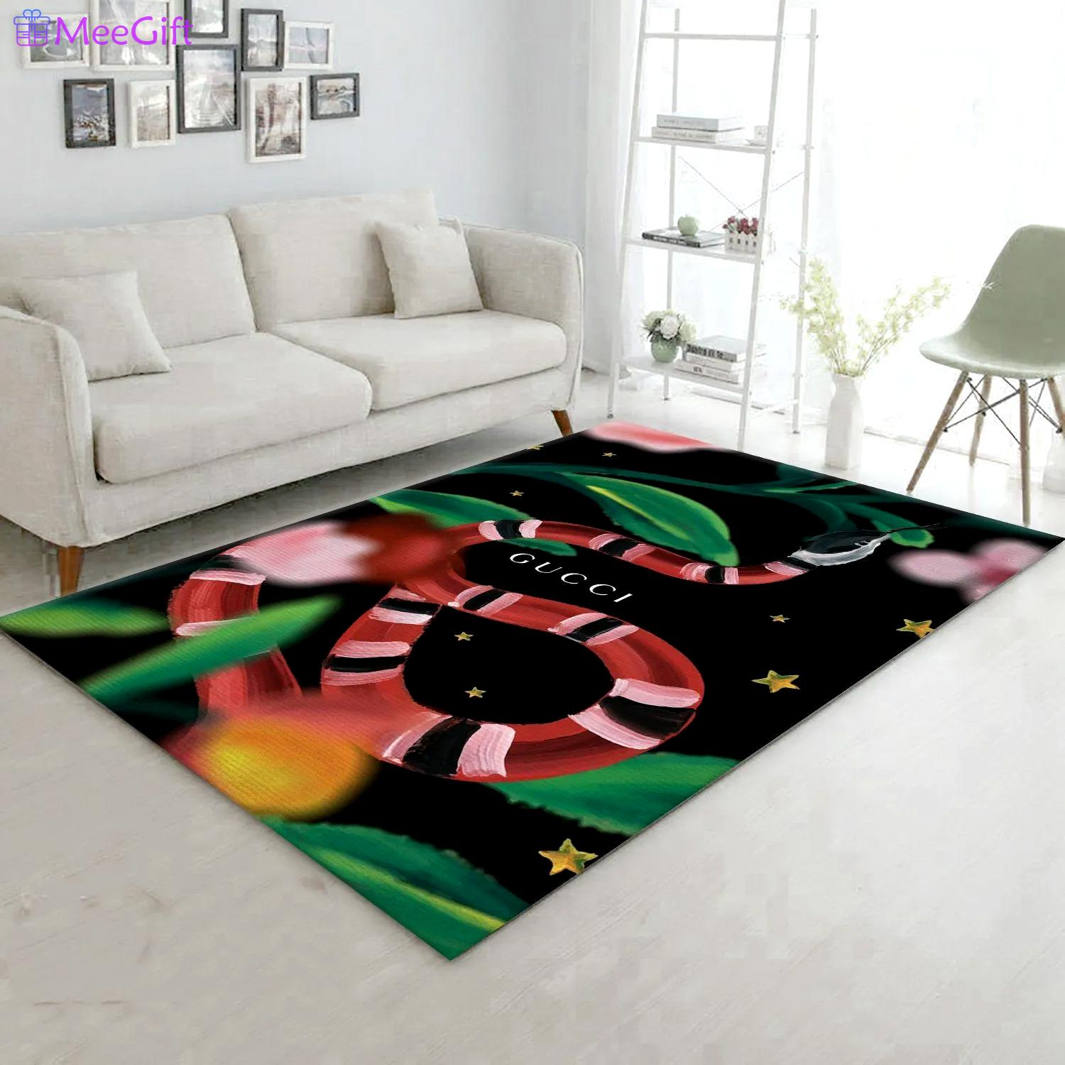 Rugs in living room and bedroom - Gucci snake luxury area rug for living room bedroom carpet home decorations mat type 13 Rectangle Rug
