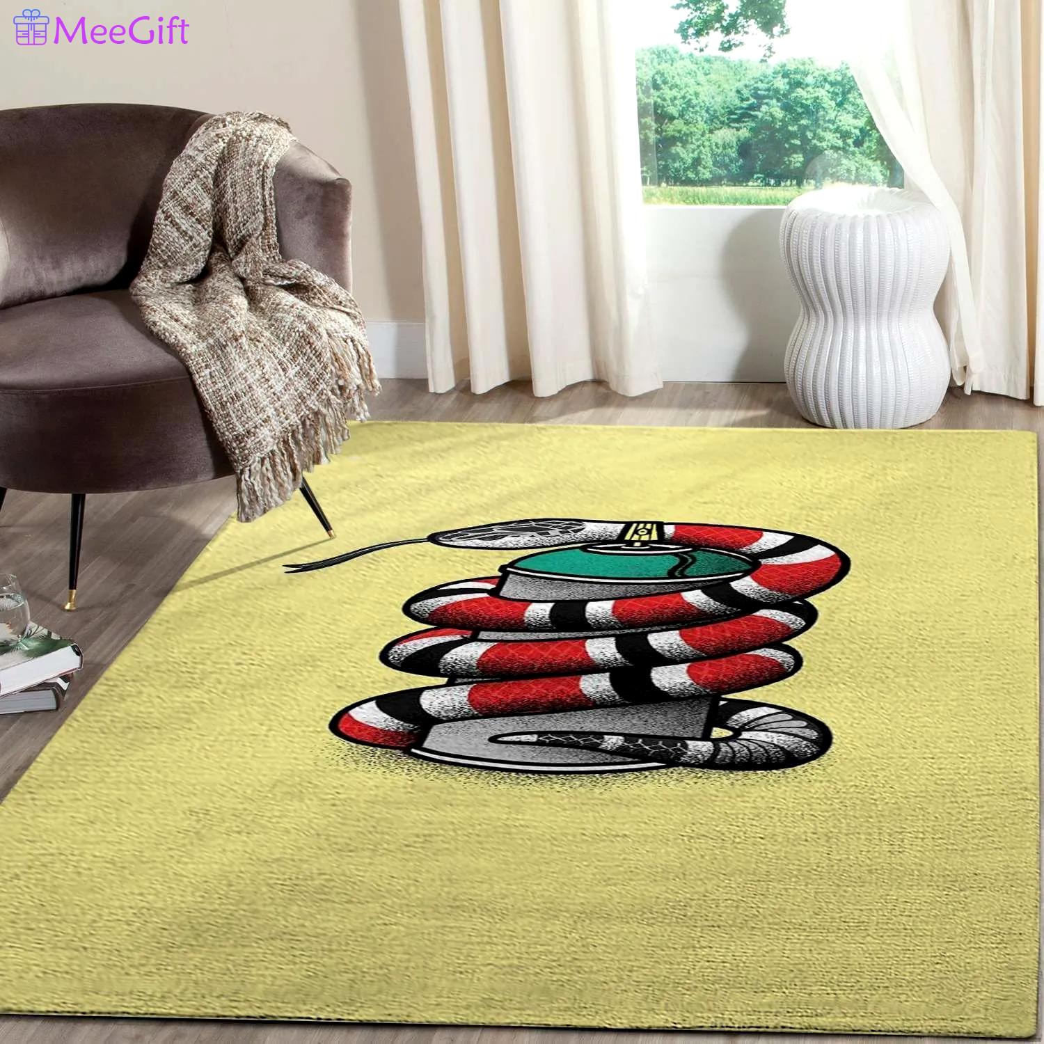 Rugs in living room and bedroom - Gucci snake luxury area rug for living room bedroom carpet home decorations mat type 18 Rectangle Rug
