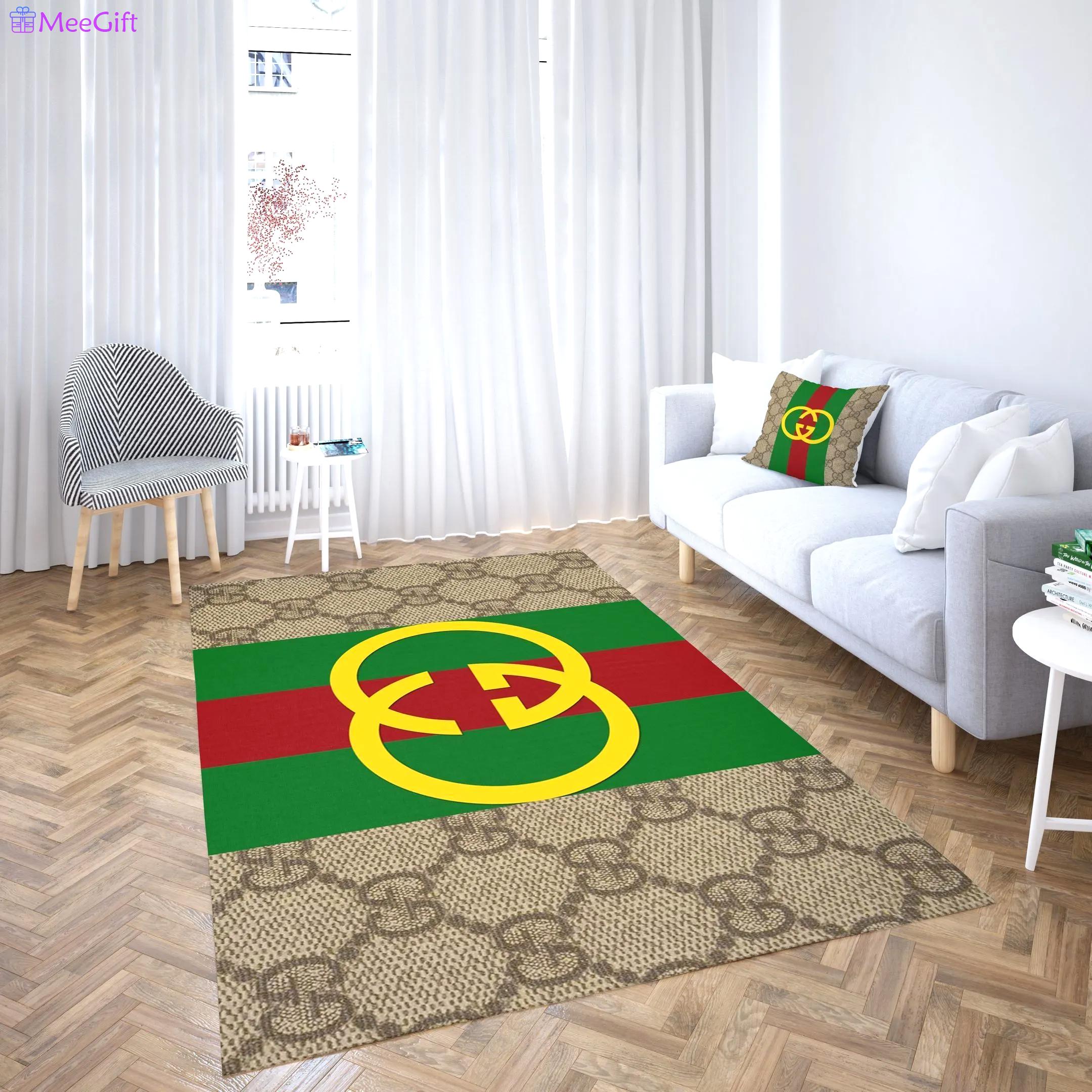 Rugs in living room and bedroom - Gucci stripe luxury area rug 07 for living room bedroom carpet floor mats keep warm in winter mat Rectangle Rug