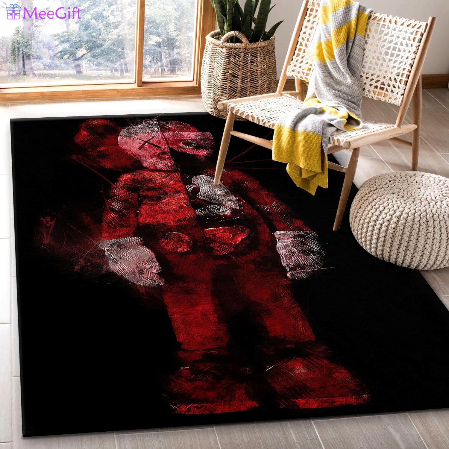 Rugs in living room and bedroom - Kaws rug living room rug christmas gift us decor Rectangle Rug