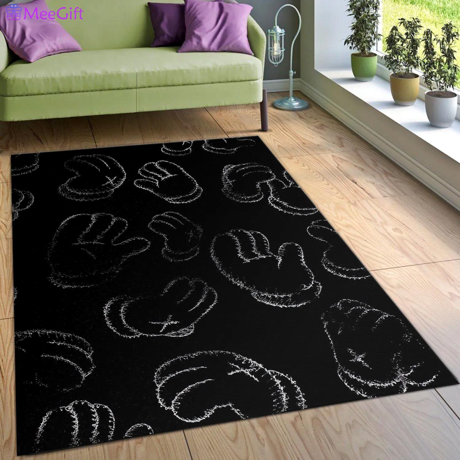 Rugs in living room and bedroom - Kaws ver7 area rug for christmas bedroom rug christmas gift us decor Rectangle Rug