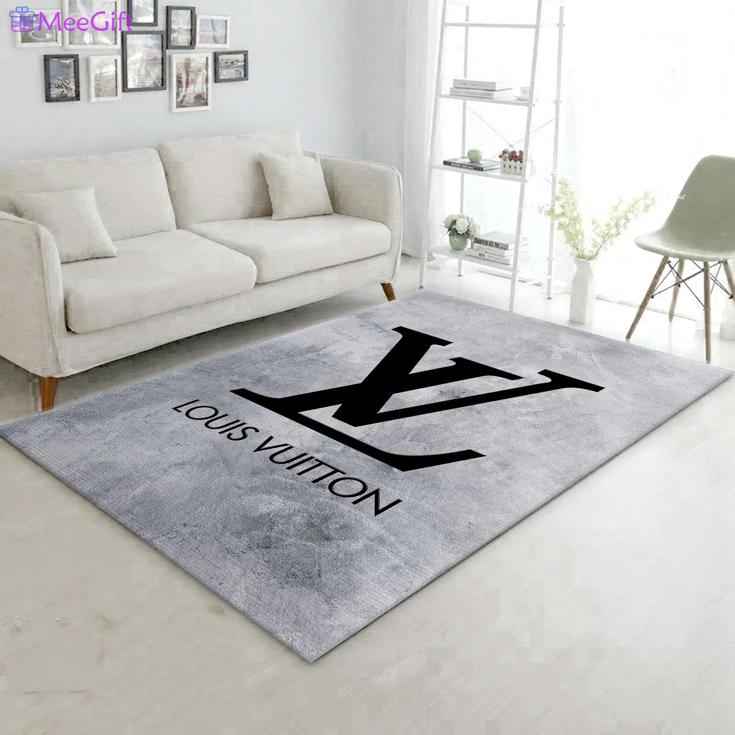 Rugs in living room and bedroom - Louis vuitton area rugs fashion brand rug floor decor floor mats keep warm in winter Rectangle Rug