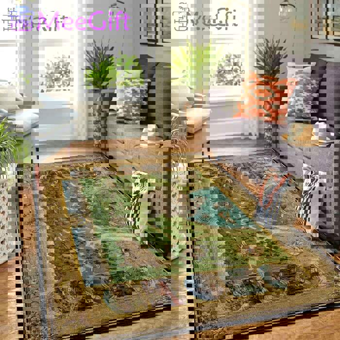 Rugs in living room and bedroom harry potter hogwart map Rectangle Rug