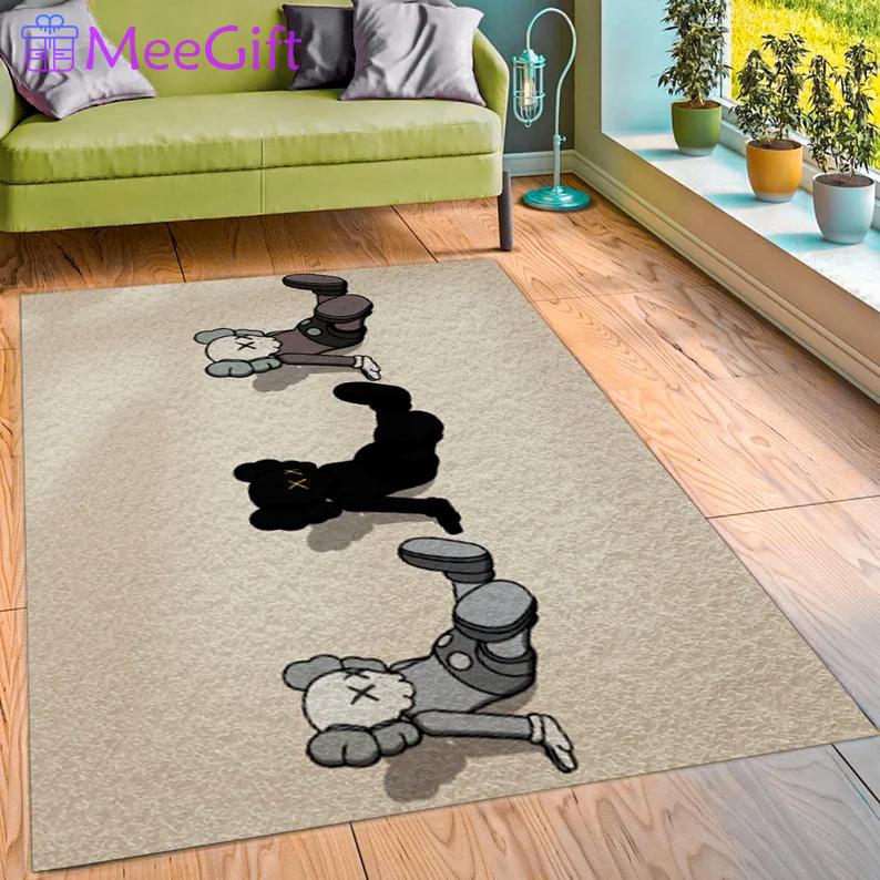 Rugs in living room and bedroom hypebeast holiday figurine- hypebeast rug- hypebeast rug- rug for living room- shoes rug- living room decor- home decor Rectangle Rug
