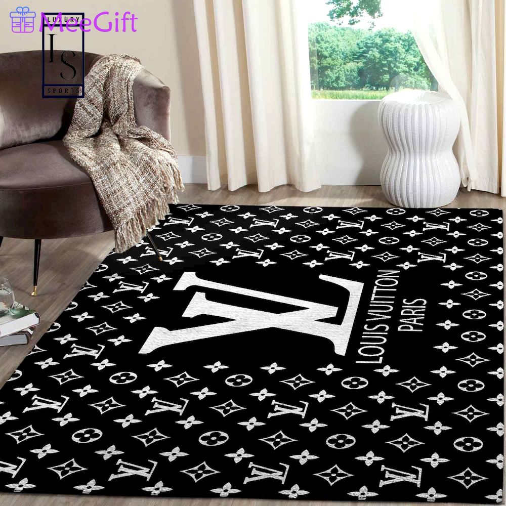 Rugs in living room and bedroom louis vuitton area rugs living room carpet black white luxurious home floor decor - regular rug carpet Rectangle Rug