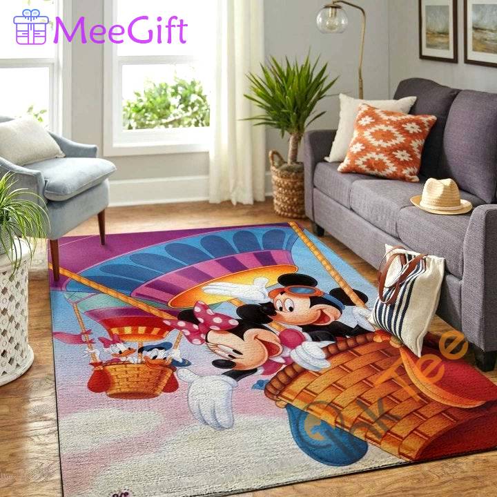 Rugs in living room and bedroom mickey and minnie Rectangle Rug