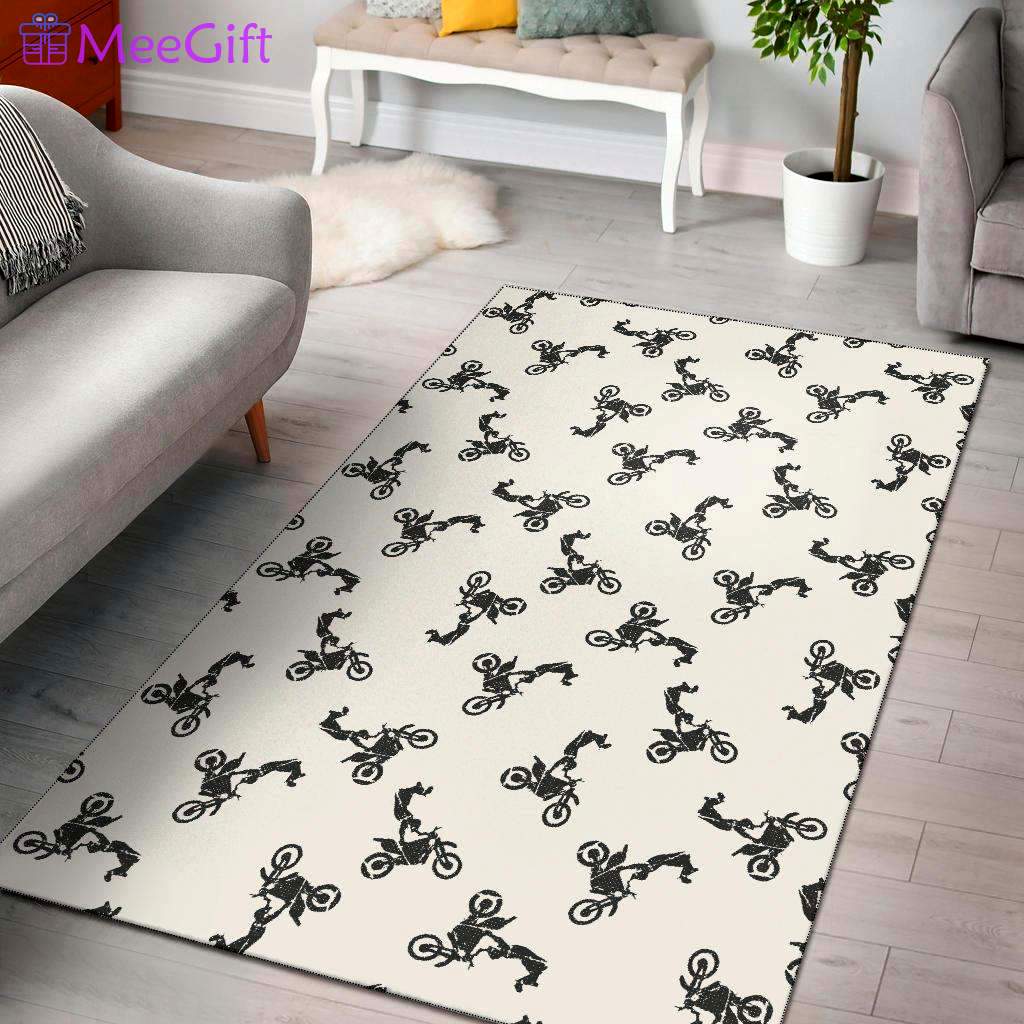 Rugs in living room and bedroom motocross rug Rectangle Rug