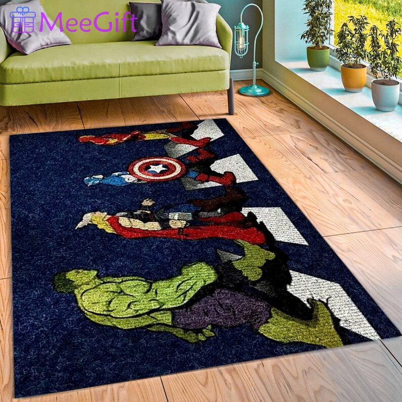 Rugs in living room and bedroom movie rug- superhero rug- movie decor- decorative floor rug- war living room rug- modern carpet rug- Rectangle Rug