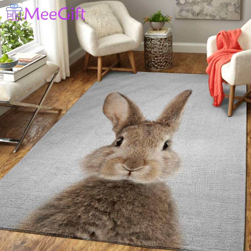 Rugs in living room and bedroom rabbit colorful – animals colorful area rug carpet Rectangle Rug