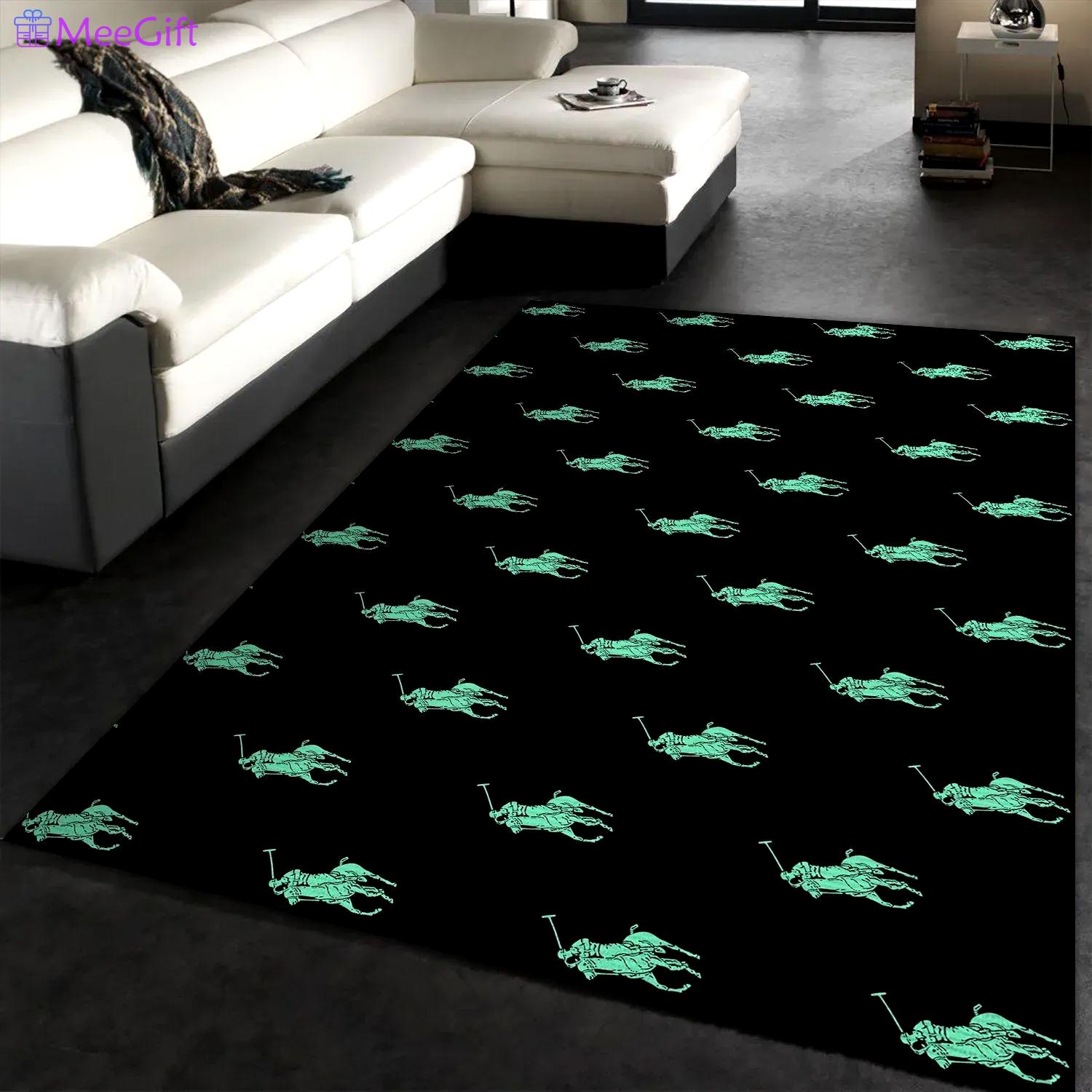 Rugs in living room and bedroom ralph lauren fashion logo limited luxury brand rug carpet home decor 01 Rectangle Rug