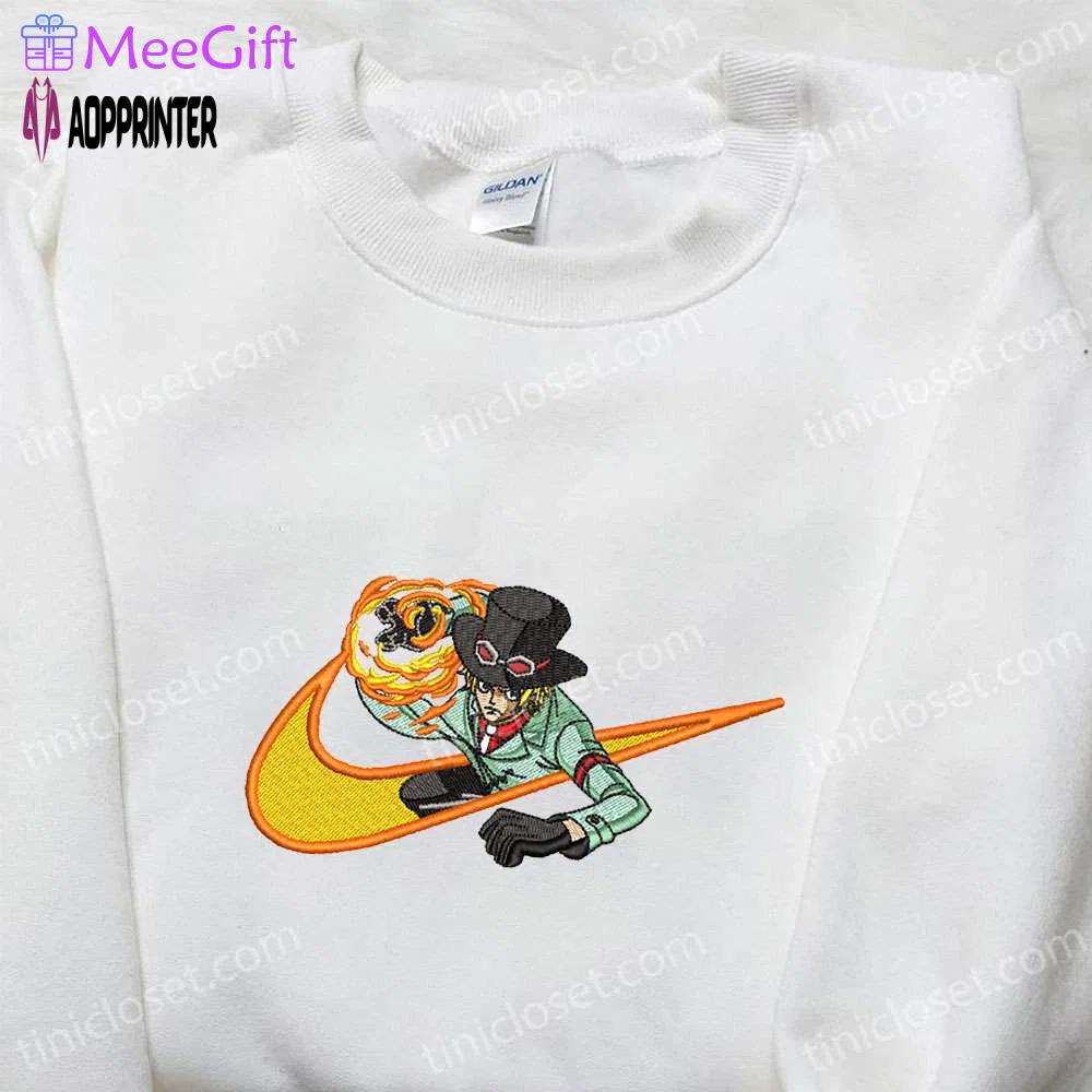 Sabo x nike embroidered tshirt one piece sweatshirt & custom hoodie: stand out with unique embroidery Embroidered Shirt
