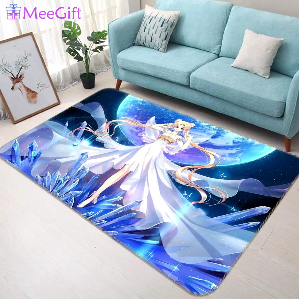 Sailor moon anime 16 area rug living room and bed room rug rug regtangle carpet floor decor home decor Rectangle Rug