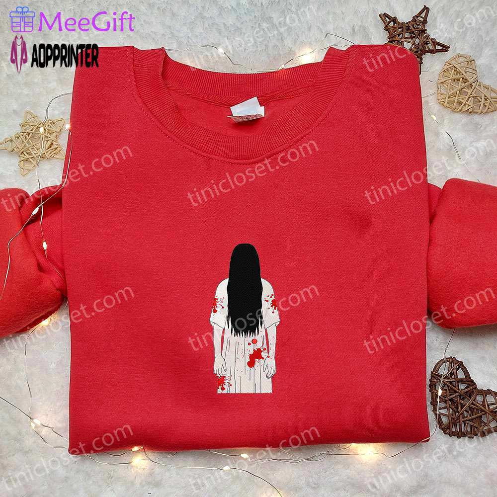 Samara embroidered shirt & horror movie sweatshirt: best gift ideas Embroidered Shirt