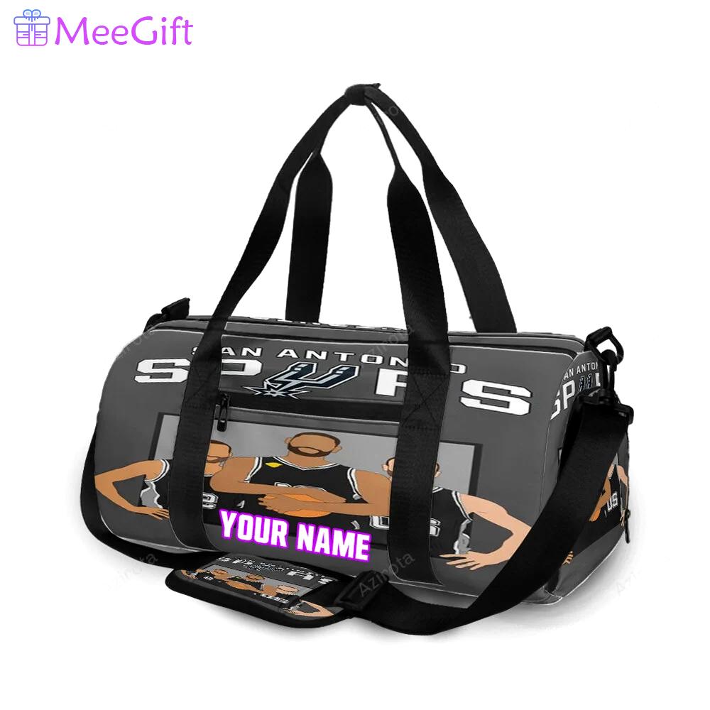 San antonio spurs all players5 personalized name travel bag gym bag 2366 Travel Bag