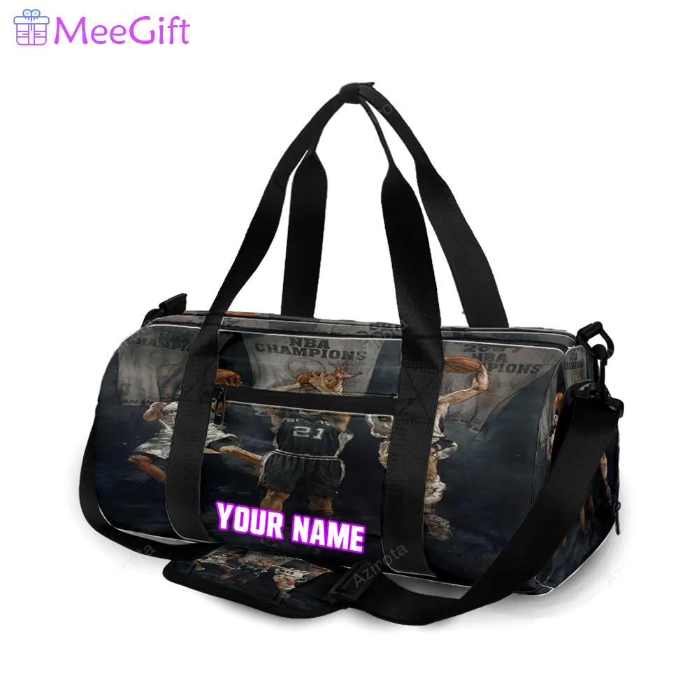 San antonio spurs all players6 personalized name travel bag gym bag 2263 Travel Bag
