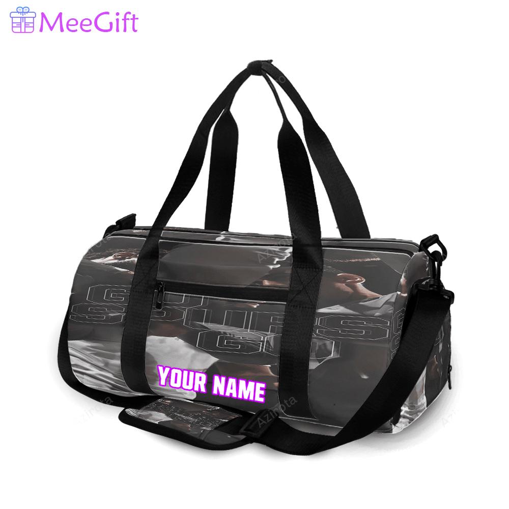 San antonio spurs go spurs go personalized name travel bag gym bag 2360 Travel Bag