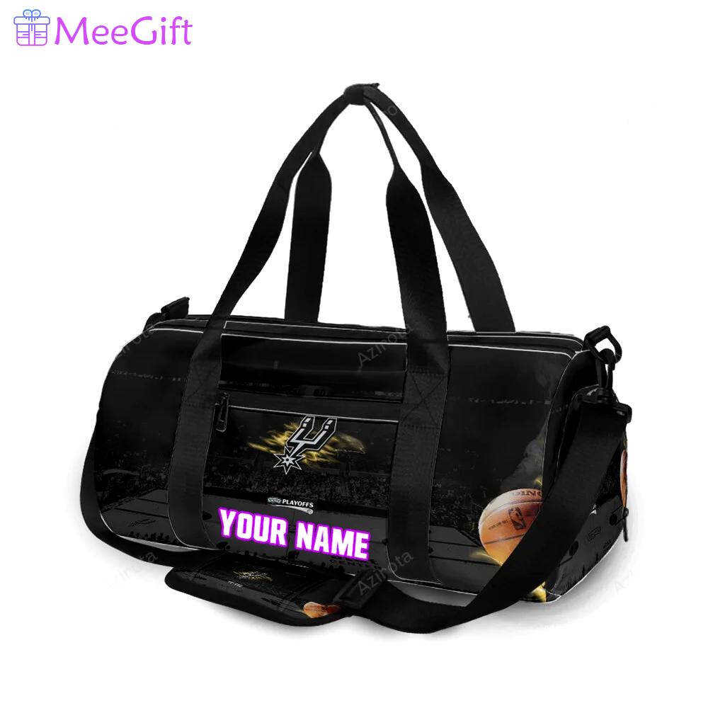 San antonio spurs playoffs personalized name travel bag gym bag 2388 Travel Bag