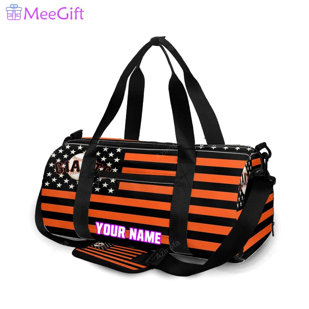 San francisco giants art 22 personalized name travel bag gym bag 2597 Travel Bag