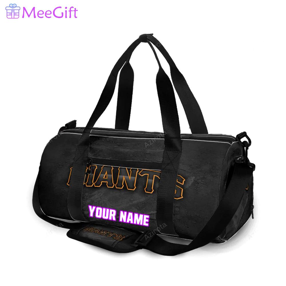 San francisco giants art 4 personalized name travel bag gym bag 2414 Travel Bag
