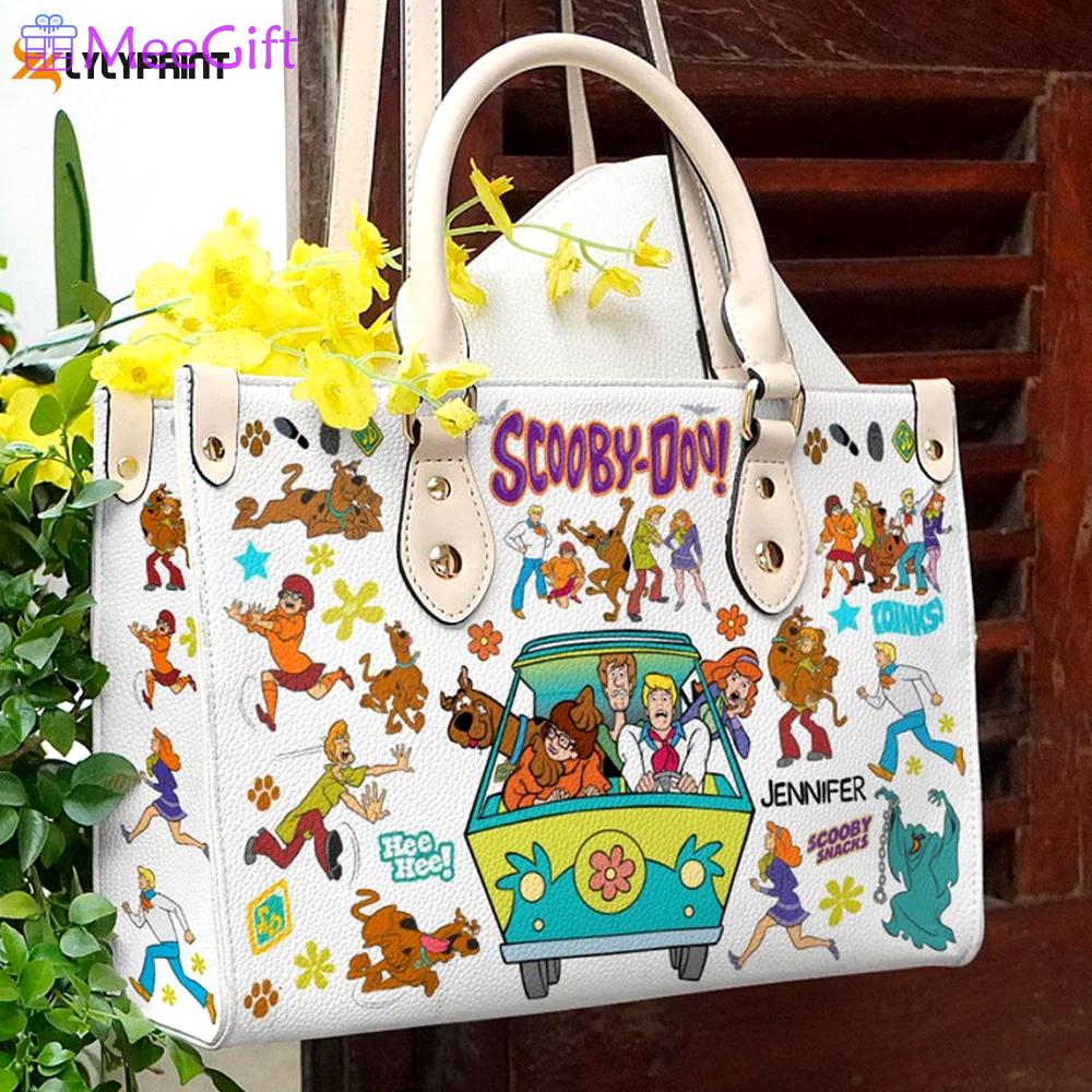Scooby-doo lover leather bag for women gift 4007 Women Leather Hand Bag
