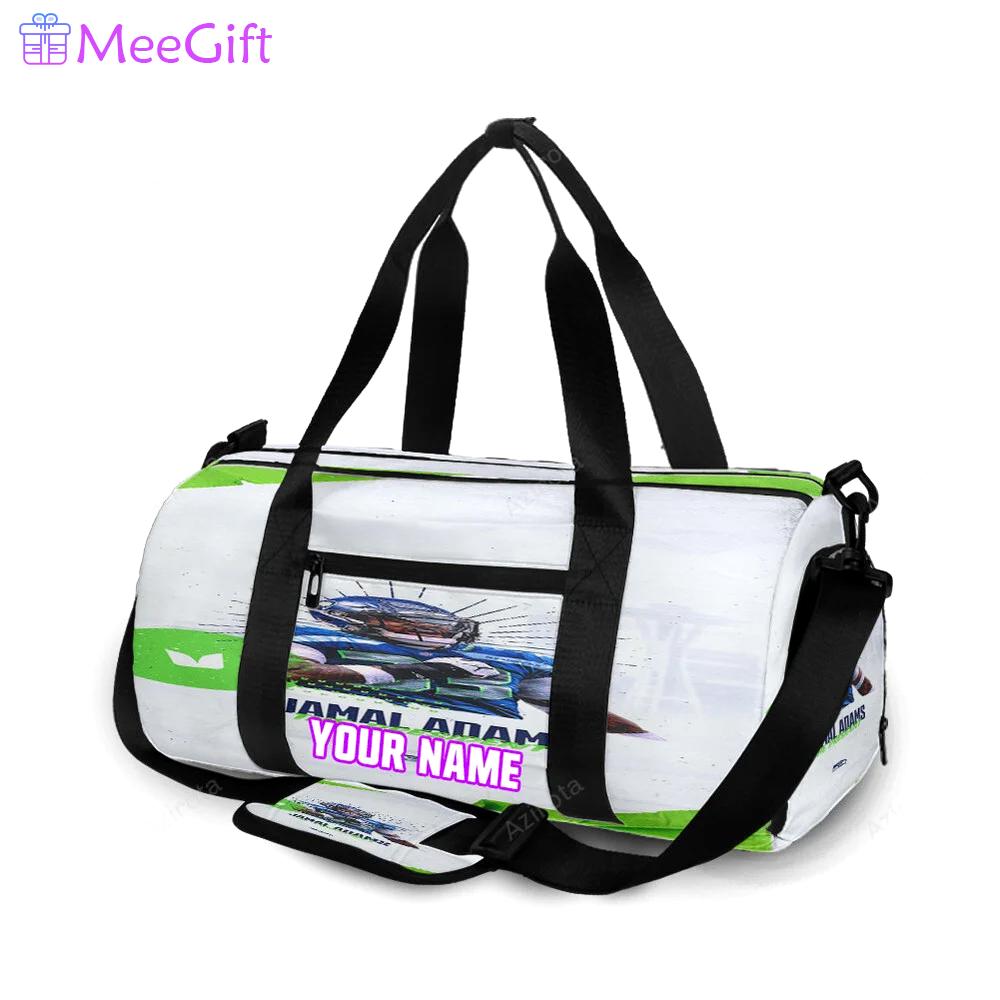 Seattle seahawks jamal adams1 personalized name travel bag gym bag 1679 Travel Bag