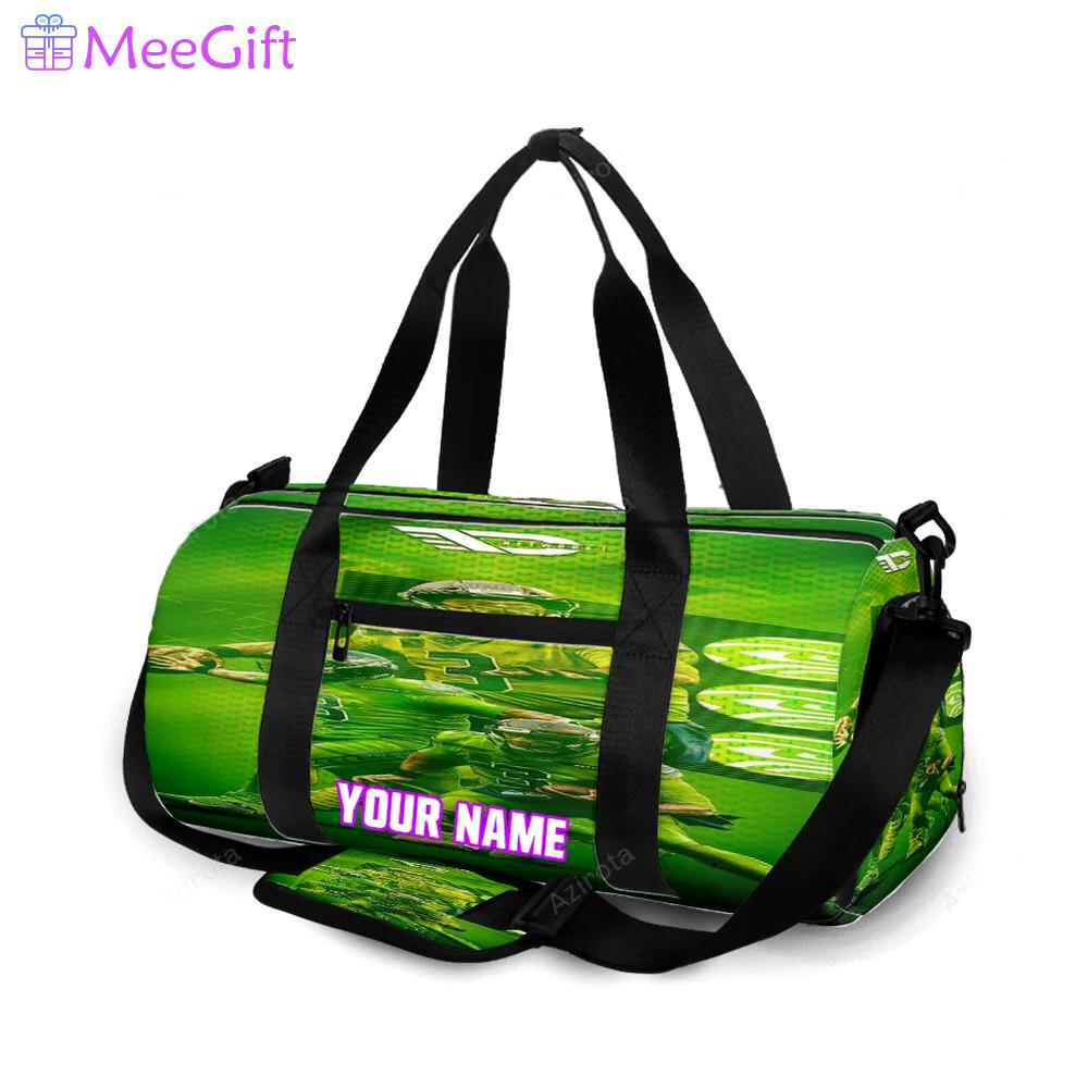Seattle seahawks russell wilson10 personalized name travel bag gym bag 476 Travel Bag