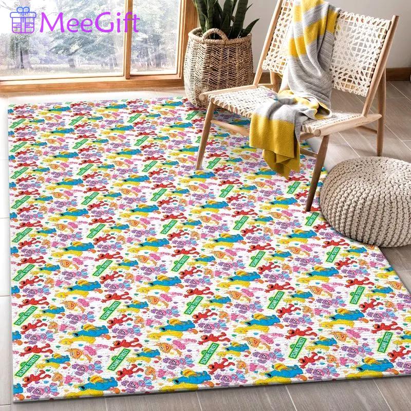 Sesame street 13 area rug living room and bed room rug rug regtangle carpet floor decor home decor Rectangle Rug