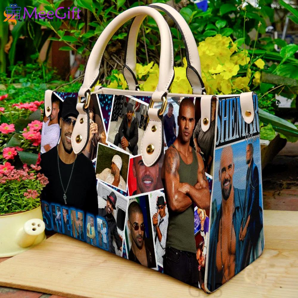 Shemar moore leather bag for women gift 3980 Women Leather Hand Bag