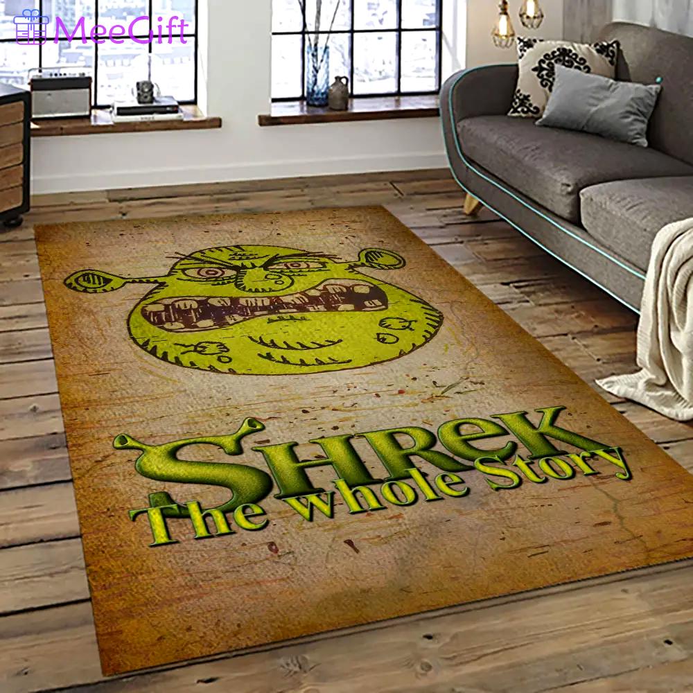 Shrek cartoon characters carpet area rug home decor gift best present for friends sk23 Rectangle Rug