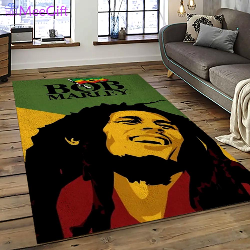 Singer bob marley music carpet rectangle area rug for living room bedroom decor bm19 Rectangle Rug