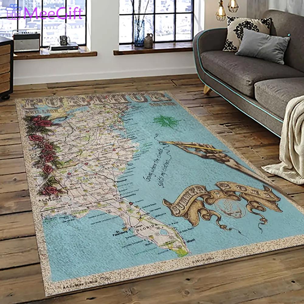 Singer bob weir music carpet rectangle area rug for living room bedroom decor bw11 Rectangle Rug