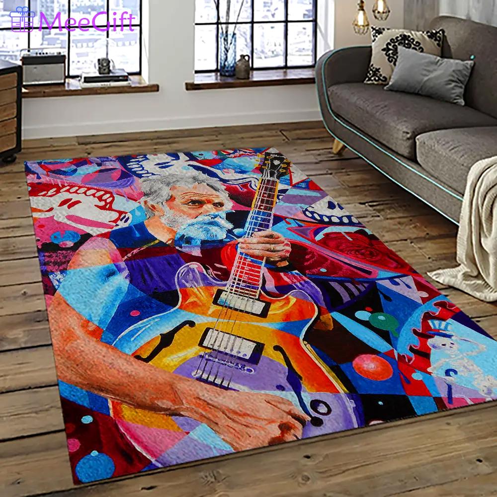 Singer bob weir music carpet rectangle area rug for living room bedroom decor bw27 Rectangle Rug
