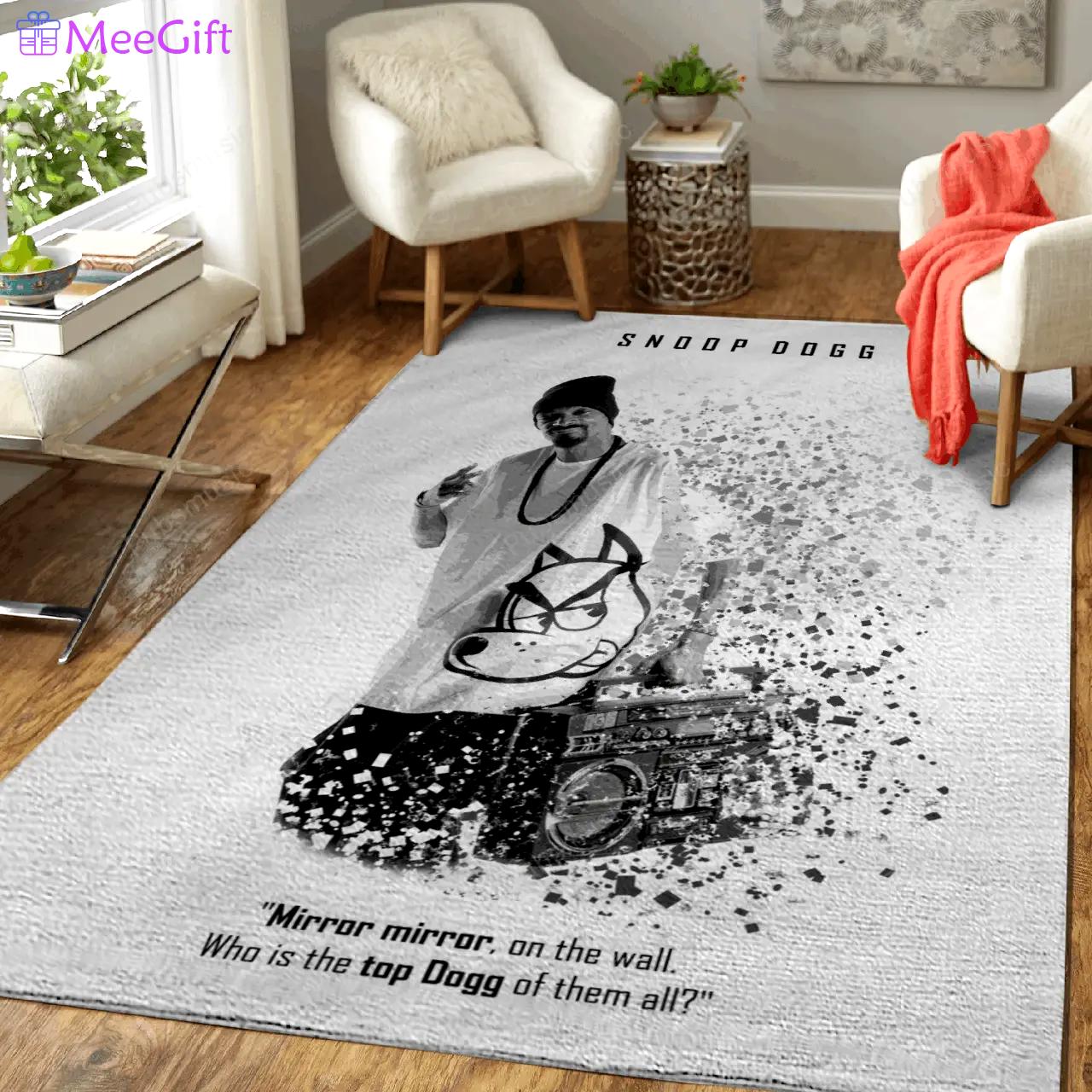 Snoop dogg music and sport legends art for fans area rug living room carpet rug regtangle carpet floor decor home decor Rectangle Rug