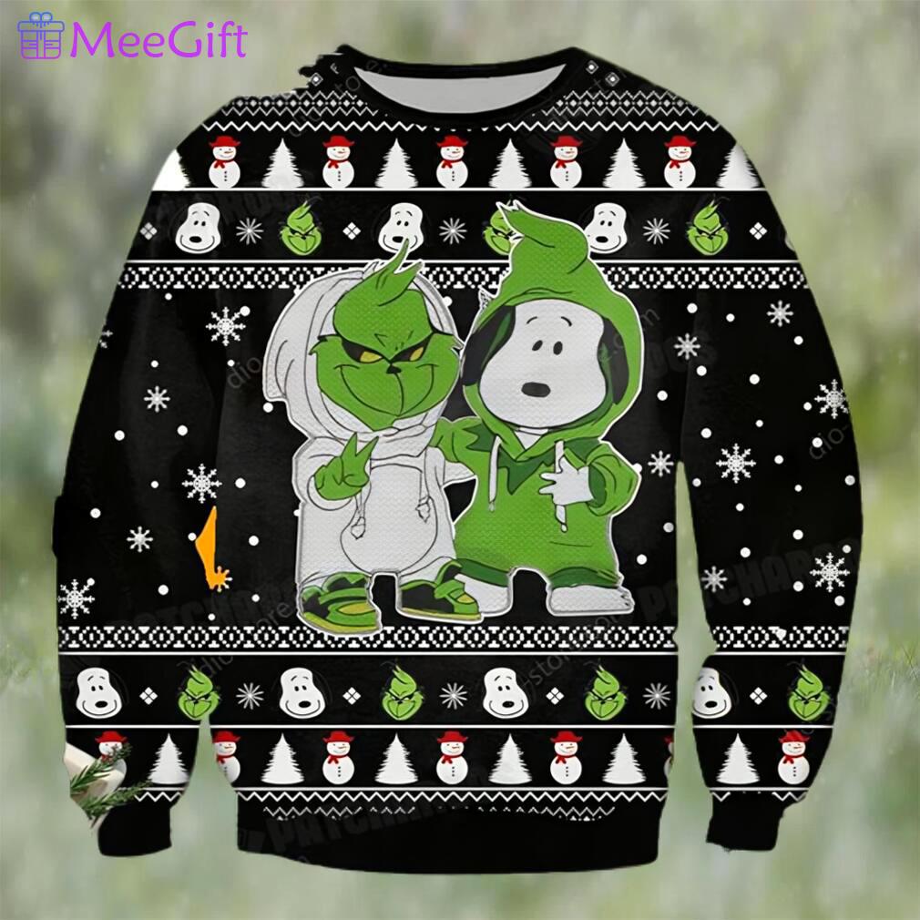 Snoopy and grinch ugly christmas sweater xmas gift Christmas Ugly Sweater