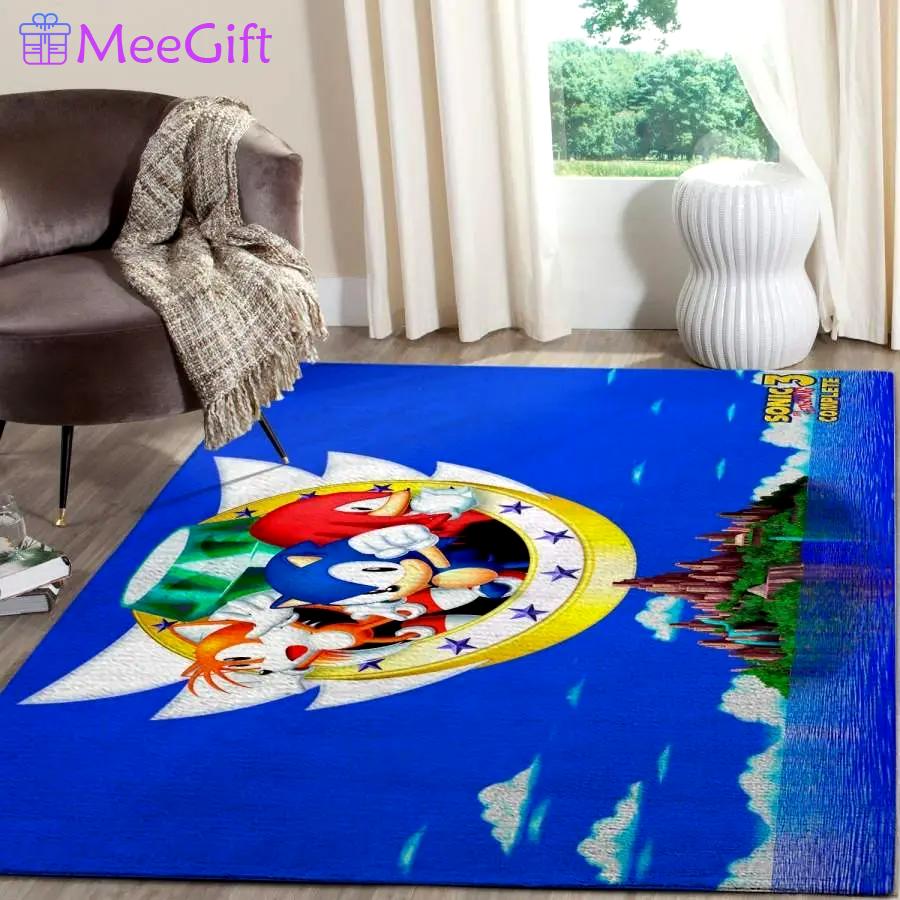 Sonic the hedgehog area rug living room rug home decor gaming gfd 101111 Rectangle Rug