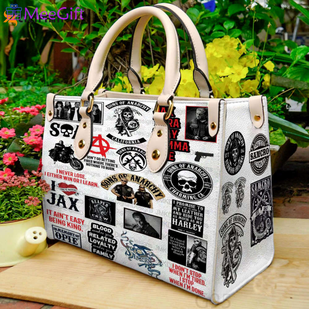 Sons of anarchy leather handbag for women gift 2323 Women Leather Hand Bag
