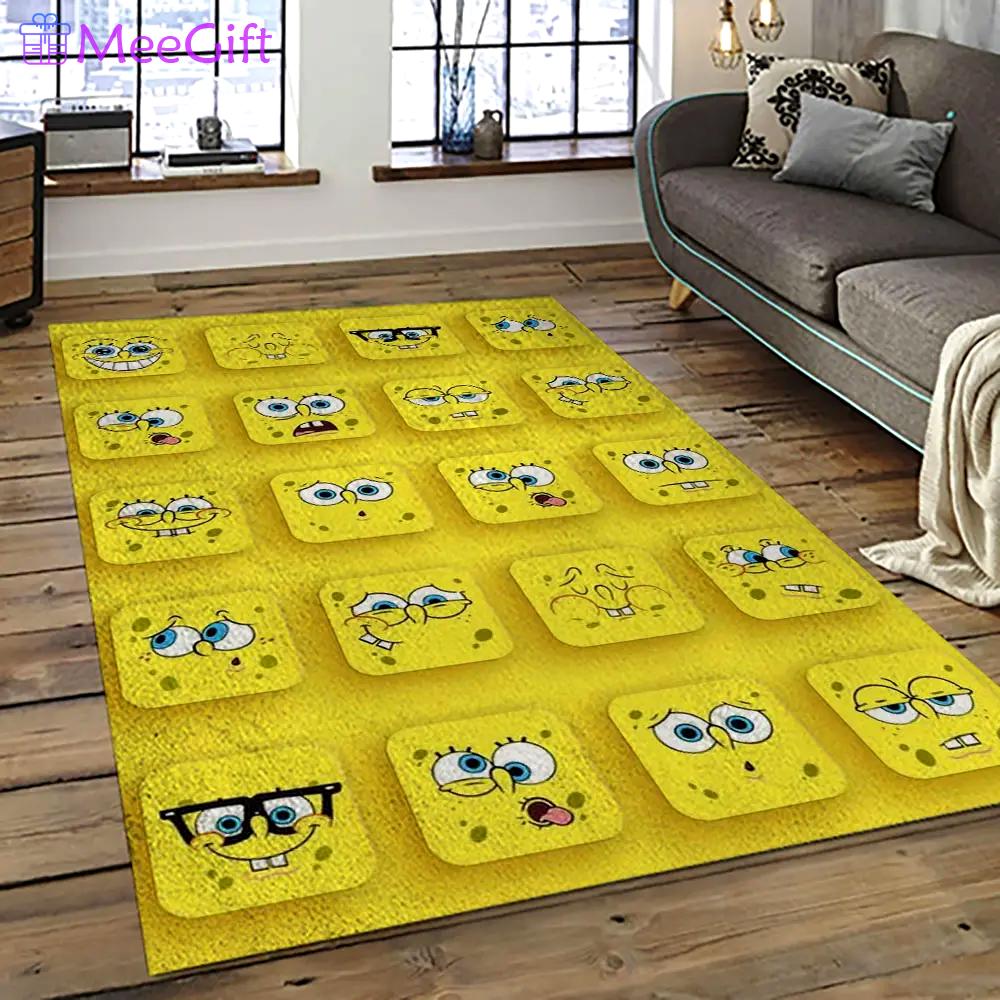 Spongebob squarepants cartoon tv show retangle carpet area rug home decor best gift for family ssp18 Rectangle Rug