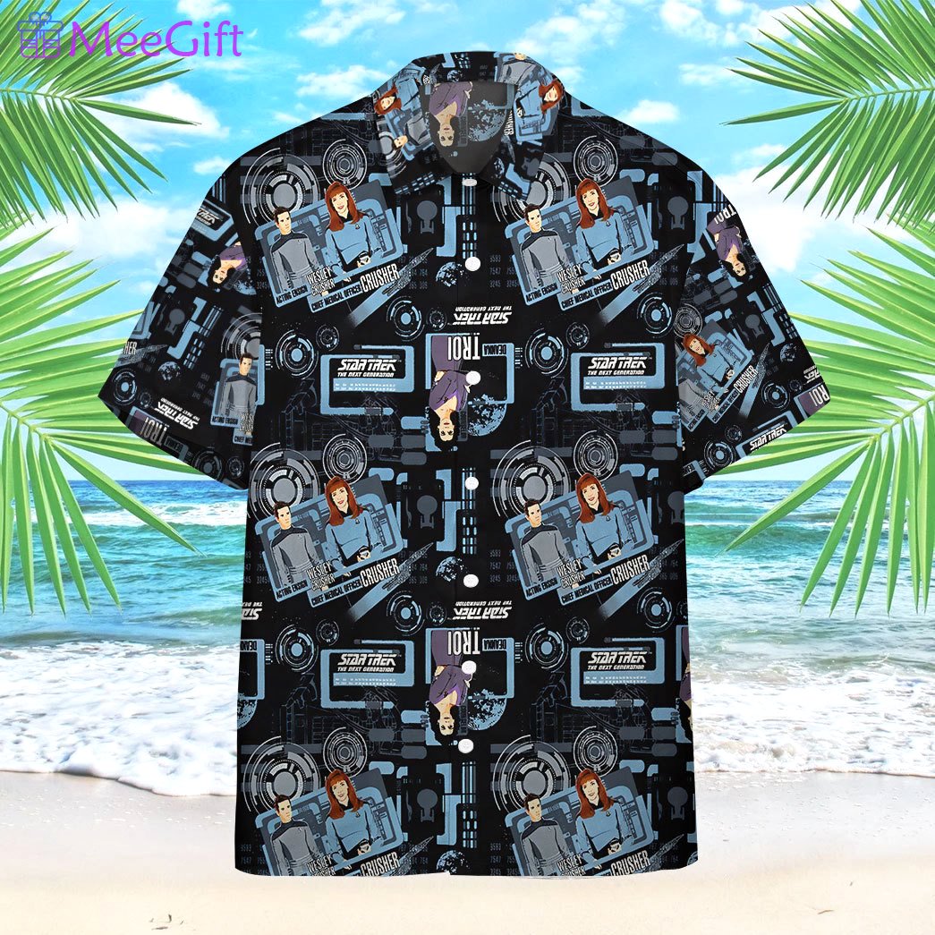 Star trek the next generation blue team hawaiian shirt Hawaii Shirt Shorts & Flip Flops