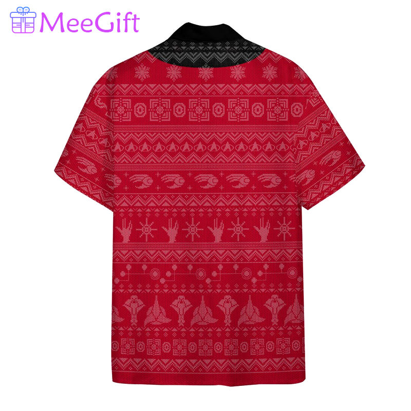 Star trek the original series 1966 1969 red ugly christmas hawaiian shirt Hawaii Shirt Shorts & Flip Flops
