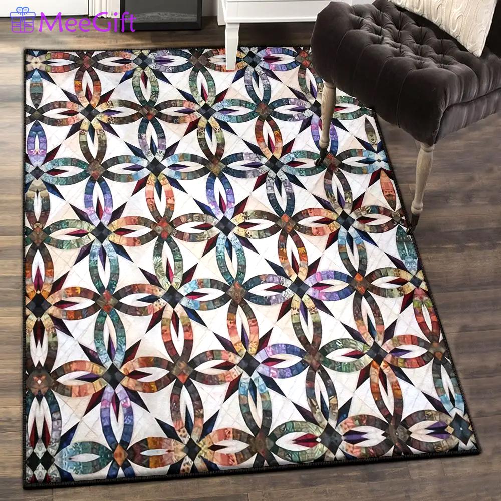 Stars area rugs, wedding star rug Rectangle Rug