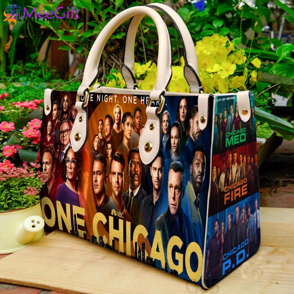Stylish chicago fire leather hand bag gift for women’s day – perfect women s day gift (g95) 3866 Women Leather Hand Bag