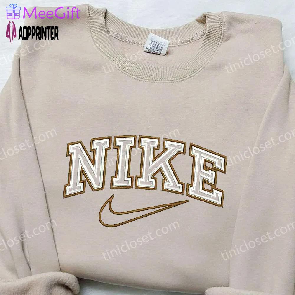 Stylish nike inspired vintage & spellout embroidered shirts Embroidered Shirt